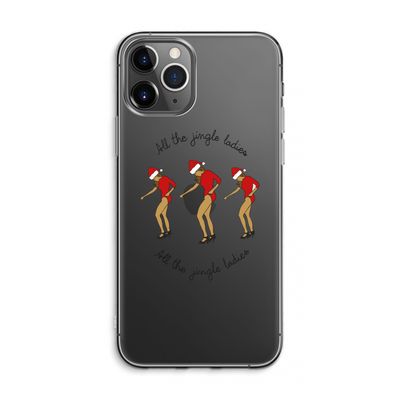 Jingle Ladies: iPhone 11 Pro Max Transparant Hoesje