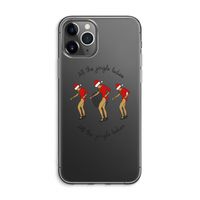 Jingle Ladies: iPhone 11 Pro Max Transparant Hoesje