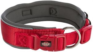 TRIXIE PREMIUM HALSBAND HOND EXTRA BREED ROOD / GRAFIET GRIJS 46-55X5 CM