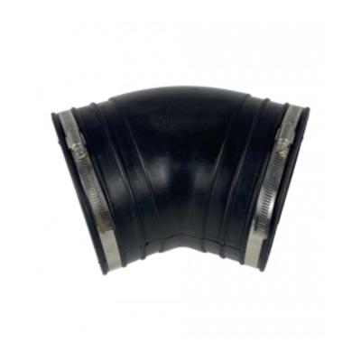 Air Aqua Flexibele Rubber Vijverbocht 45° - 160mm, Makkelijk te Installeren, Duurzaam Materiaal