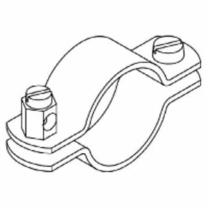 CU 1/8 8-10MM  - Earthing pipe clamp 30...36mm CU 1/8 Zoll 8-10MM