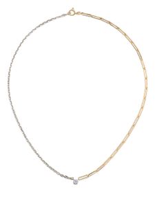 Yvonne Léon collier en or blanc et jaune 18ct - Argent