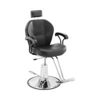 Kappersstoel - Hoofd- en T-voetsteun - 52 - 64 cm - 150 kg - kantelbaar - zwart