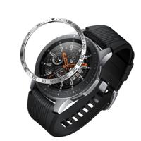 Dial stalen beschermende frame voor Galaxy Watch 46mm (wit + zwart)