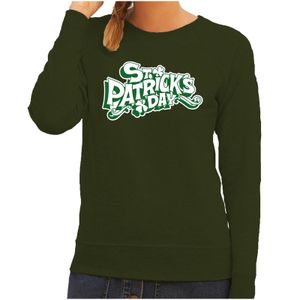 St. Patricksday sweater groen dames