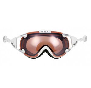 Skibril Casco fx-70 vautron - Wit - photochromic cat. 1-3 -(☁/❄)