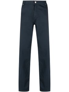 Versace Pre-Owned pantalon chino droit à taille haute (années 2000) - Bleu