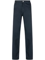 Versace Pre-Owned pantalon chino droit à taille haute (années 2000) - Bleu - thumbnail