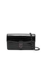 Aspinal Of London pochette Mayfair en cuir à logo lettre - Noir