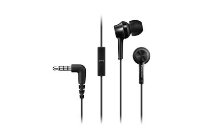 Panasonic RP-TCM115E Headset Bedraad In-ear Oproepen/muziek Zwart Panasonic RP-TCM115E Headset Bedraad In-ear Oproepen/muziek Zwart