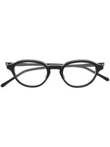 Gucci Eyewear lunettes de vue à monture ronde imprimée - Noir