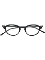 Gucci Eyewear lunettes de vue à monture ronde imprimée - Noir