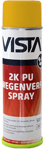 vista 2k pu wegenverf spray blauw 500 ml