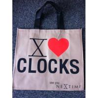 NeXtime bag, beige/ black NeXtime bag, beige/ black