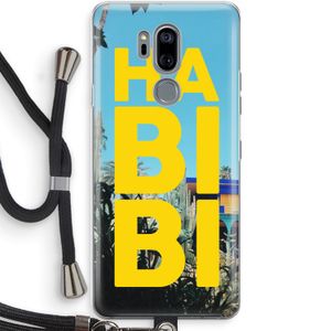 Habibi Majorelle : LG G7 Thinq Transparant Hoesje met koord