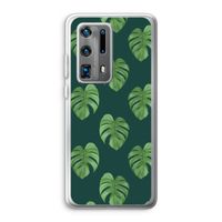 Monstera leaves: Huawei P40 Pro Plus Transparant Hoesje