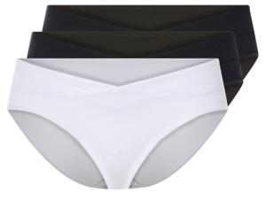 esmara 3 dames slips (L (44/46), Zwart/wit)