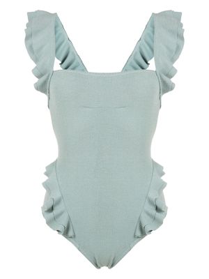 Clube Bossa maillot de bain Barbette à encolure carrée - Bleu