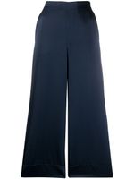 Blanca Vita pantalon crop ample - Bleu - thumbnail