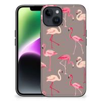 iPhone 15 Dierenprint Telefoonhoesje Flamingo iPhone 15 Dierenprint Telefoonhoesje Flamingo