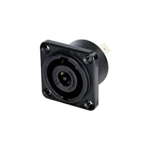 Neutrik NLT8MPXX-BAG Luidsprekerconnector Flensbus, contacten recht Aantal polen: 8 Zwart 1 stuk(s)