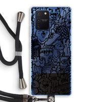 Vexx Black Mixtape: Samsung Galaxy Note 10 Lite Transparant Hoesje met koord
