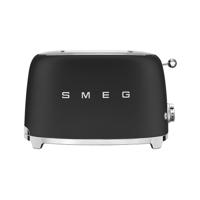 Smeg TSF01BLMEU broodrooster 2x2, mat zwart