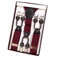 Banned Rockabilly Braces Bretels Bordeaux