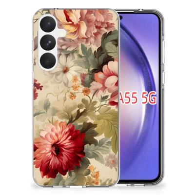 TPU Case voor Samsung Galaxy A55 Bloemen TPU Case voor Samsung Galaxy A55 Bloemen