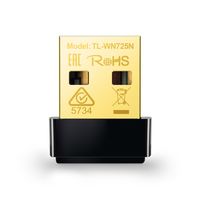 TP-Link TL-WN725N 150Mbps Wireless N Nano USB Adapter Desktop accessoire Zwart TP-Link TL-WN725N 150Mbps Wireless N Nano USB Adapter Desktop accessoire Zwart