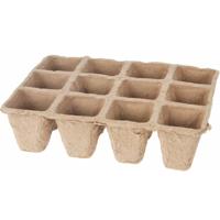 Pro Garden Stekpotje / kweekpot - 4x stuks - 16 x 12 x 5 cm - turfpotjes - moestuinpotjes Pro Garden Stekpotje / kweekpot - 4x stuks - 16 x 12 x 5 cm - turfpotjes - moestuinpotjes