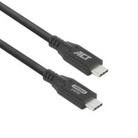 ACT AC7420 USB4® 20Gbps 240W USB Type-C® kabel | Zwart | 50 cm