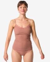 HEMA Dames Brazilian Micro Met Kant Lichtbruin (lichtbruin)
