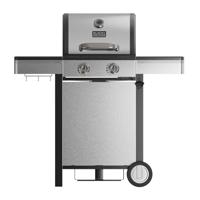 Gasbarbecue Black+Decker BXOG7200E, 2 branders x 3,6 kW