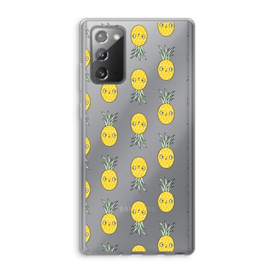 Ananas: Samsung Galaxy Note 20 / Note 20 5G Transparant Hoesje