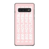 Hotline bling pink: Samsung Galaxy S10 4G Volledig Geprint Hoesje
