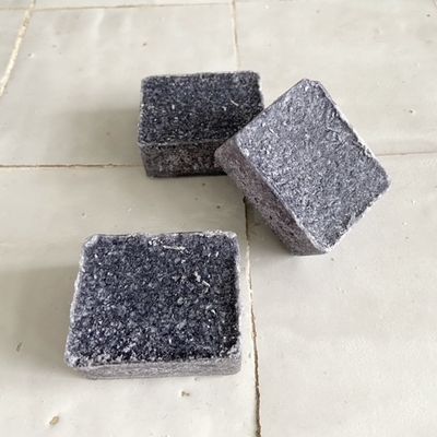 Amberblokje &apos;Velvet Black&apos; per stuk - 4 cm