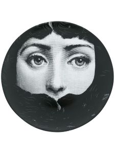 Fornasetti assiette imprimée - Noir