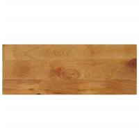 Tafelblad rechthoekig 80x40x3,8 cm massief mangohout