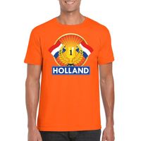 Oranje Holland supporter kampioen shirt heren - thumbnail