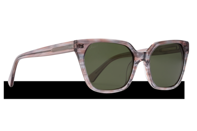 Jackie L ZO-0259B Honfleur shiny roze-grijs stripe