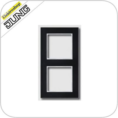 Jung A Creation afdekraam 2-voudig glas zwart