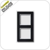 Jung A Creation afdekraam 2-voudig glas zwart