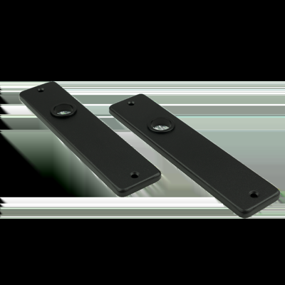 AMI Kortschild 180/41 RH Blind Zwart 9005 Str - 739100