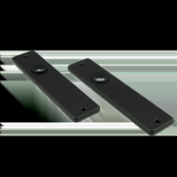 AMI Kortschild 180/41 RH Blind Zwart 9005 Str - 739100