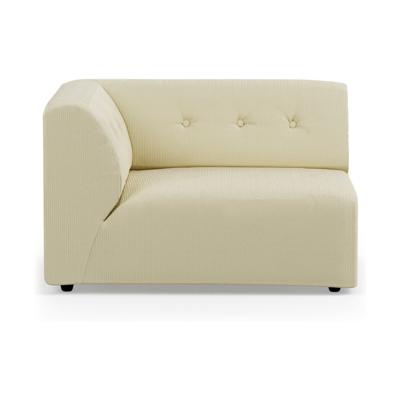 HKliving Vint bank left 1,5-seat Corduroy Rib Hay