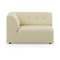 HKliving Vint bank left 1,5-seat Corduroy Rib Hay