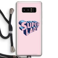 Superlady: Samsung Galaxy Note 8 Transparant Hoesje met koord