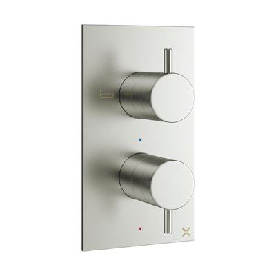 Crosswater MPRO badkraan - inbouw - verticaal - RVS sw385369/sw385437