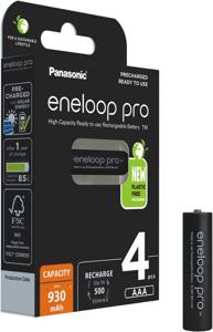 Panasonic Eneloop Pro AAA batterijen (4)